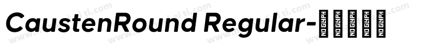 CaustenRound Regular字体转换